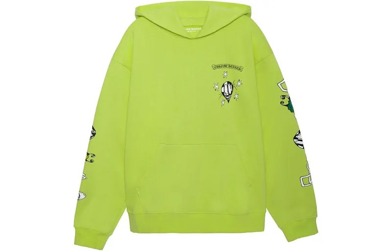 Свитшот унисекс зеленый Chrome Hearts, зеленый