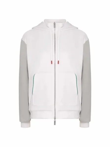 Спортивная кофта в стиле колор-блок Kiton