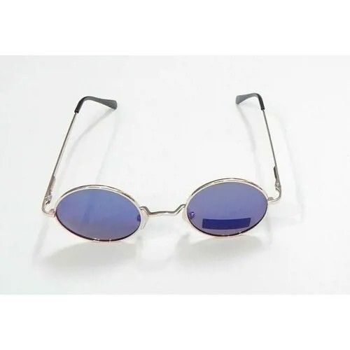 Солнцезащитные очки Polarized, синий, золотой