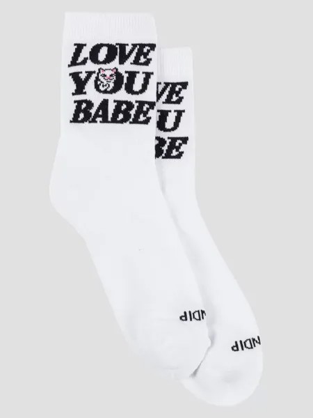 Носки средней длины Love You Ripndip, белый