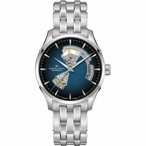 Наручные часы Hamilton Jazzmaster H32675140, синий, серебряный