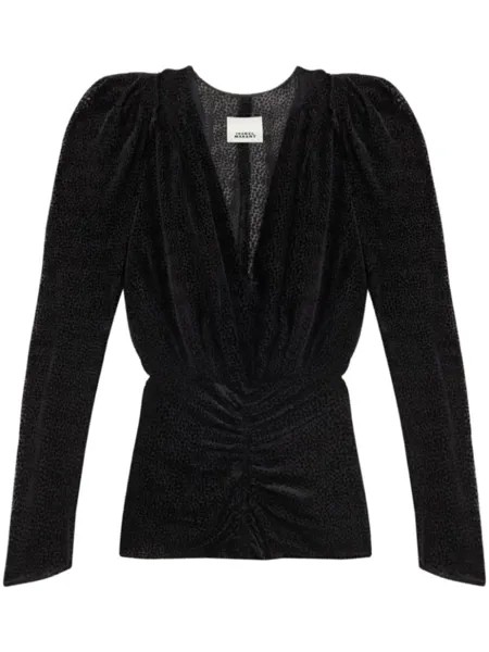 ISABEL MARANT блузка Marlin, черный