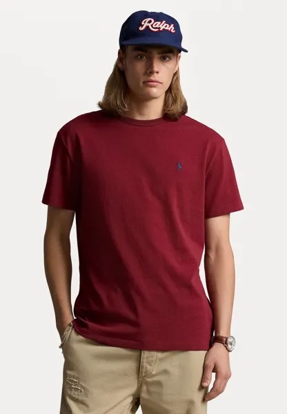 Простая футболка CLASSIC FIT HEAVYWEIGHT JERSEY T-SHIRT Ralph Lauren, темно-красный