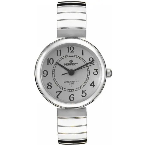 Perfect часы наручные, кварцевые, на батарейке, женские, металлический корпус, кожаный ремень, металлический браслет, с японским механизмом X556-154
