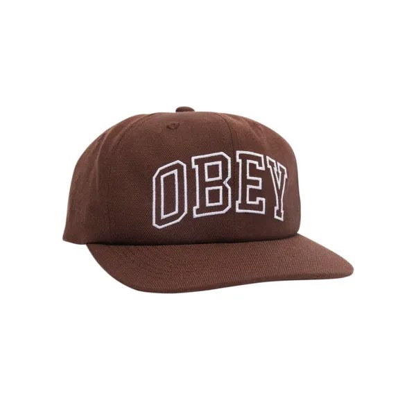 Кепка OBEY Obey Rush 6 Panel Classic Snapback Brown