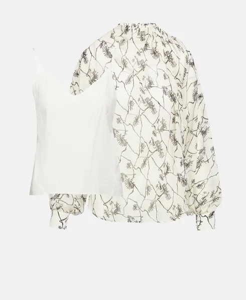 Рубашка блузка Manila Grace, цвет Wool White