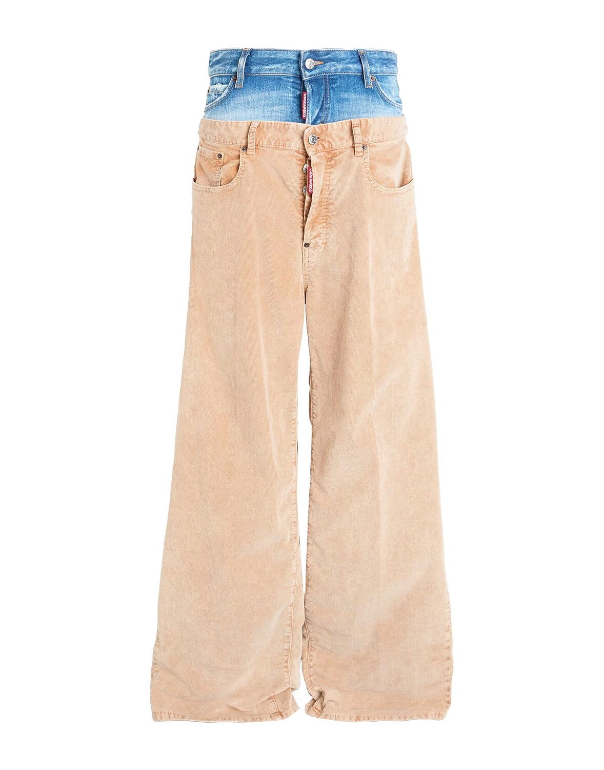Брюки Dsquared2, бежевый