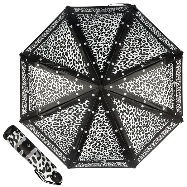 Зонт складной женский автоматический Guy De Jean 6413-OC ceinture animale