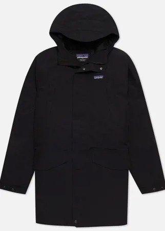 Мужская куртка парка Patagonia City Storm, цвет чёрный, размер S