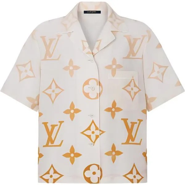 Рубашка женская Louis Vuitton, оранжевый