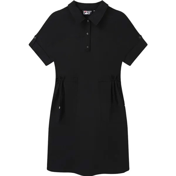 FILA Женские шорты-платье с рукавами, цвет Black