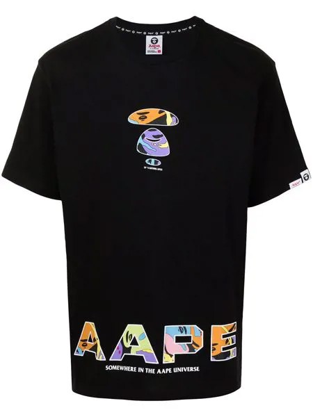 AAPE BY *A BATHING APE® футболка с логотипом