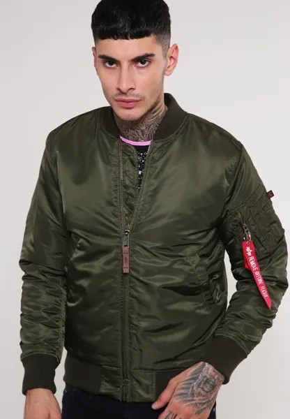 Ветровка Alpha Industries MA-1 VF 59 LONG, темно-зеленый