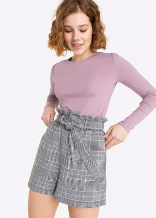 Сиреневый базовый лонгслив Gloria Jeans