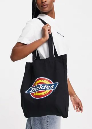 Черная сумка-тоут с логотипом Dickies Icon-Черный цвет