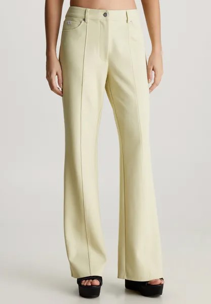 Брюки из ткани SHEEN  Calvin Klein Jeans, бежевый