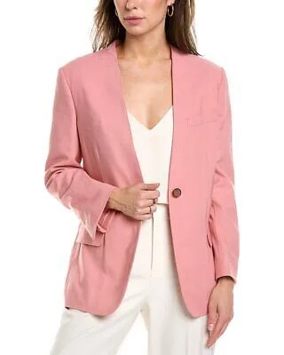 Женский пиджак Ferragamo с завязками на талии, розовый 38