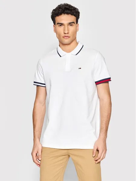 Рубашка поло стандартного кроя Tommy Jeans, белый
