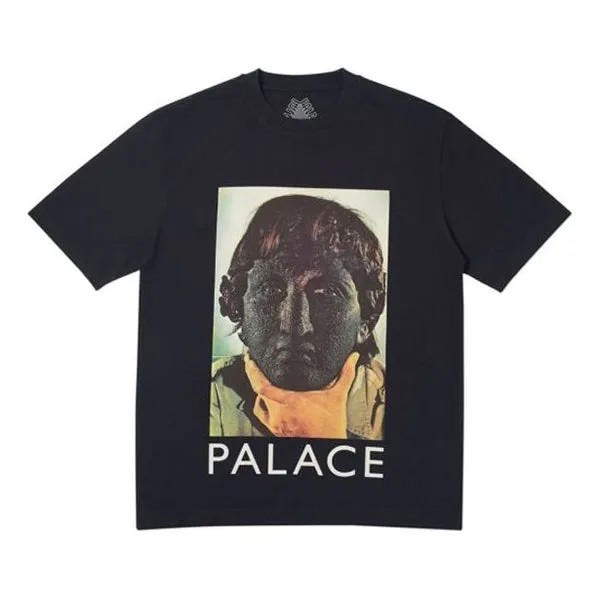 Футболка PALACE Nicked T-Shirt Character Short Sleeve Unisex Black, черный