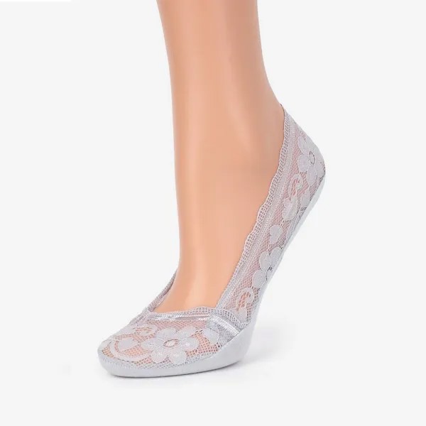 Следки женские Marilyn LACE Z33 серые one size
