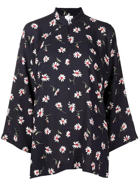 Comme Des Garçons Comme Des Garçons floral-print flared shirt