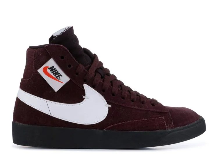 Кроссовки Nike WMNS BLAZER MID REBEL XX 'BURGUNDY CRUSH', бордовый