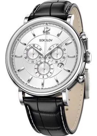 Fashion наручные  мужские часы Sokolov 125.30.00.000.03.01.3. Коллекция Motion