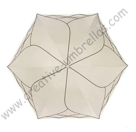 2 шт./Лот, женский летний складной зонт цвета хаки, с вышивкой