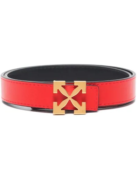 Off-White Arrow reversible leather belt