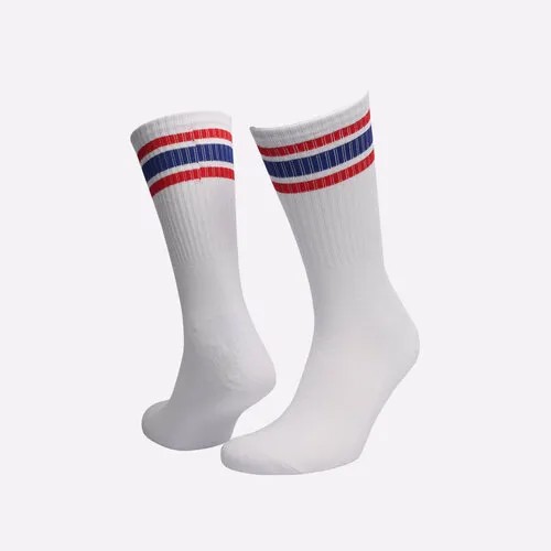 Носки Sneakerhead Striped Sox, размер 42/45, белый/синий
