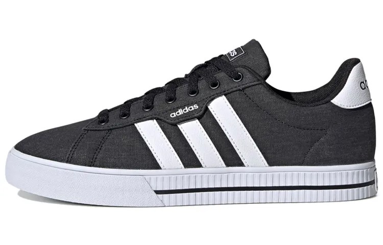 Мужские кроссовки Adidas Neo Daily 3.0 для скейтбординга Черный/Белый