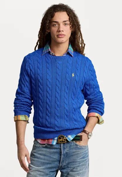 Джемпер вязаный DRIVER LONG SLEEVE Polo Ralph Lauren, цвет heritage blue