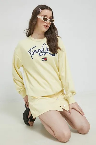 Толстовка Tommy Jeans, желтый