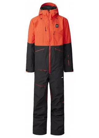 Комбинезон мужской PICTURE ORGANIC XPLORE SUIT (21/22) Orange Ripstop-Black