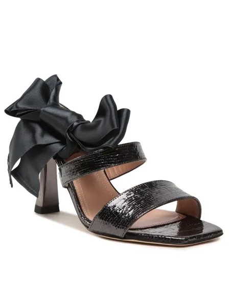 Сандалии Alberta Ferretti, черный