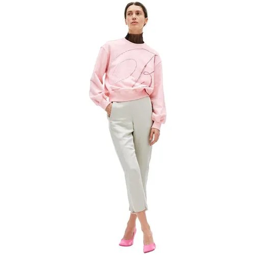 Blumarine Свитшот с логотипом из страз XS