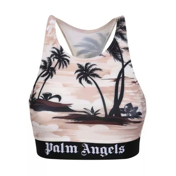 Футболка stretchy sports top Palm Angels, мультиколор