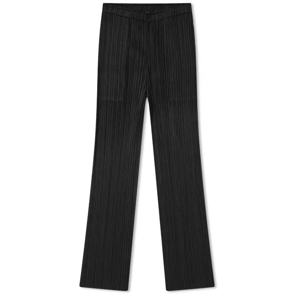 Брюки Pleats Please Issey Miyake Basics Pleats Straight, черный