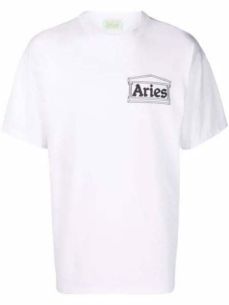 Aries футболка с логотипом