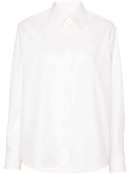 Saint Laurent рубашка с длинными рукавами, белый