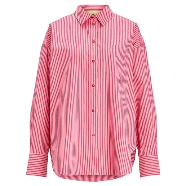 Рубашка с длинным рукавом Jack & Jones Jamie Relaxed Poplin, розовый