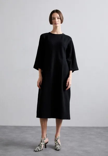 Платье из джерси Transfer Dress Henrik Vibskov, черный