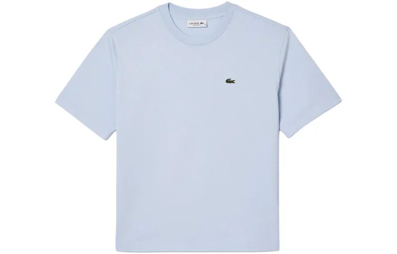 Футболка женская светло-голубая Lacoste