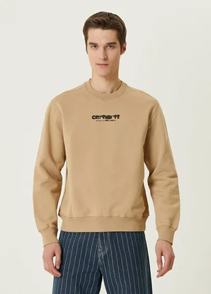 Толстовка с логотипом Carhartt, бежевый