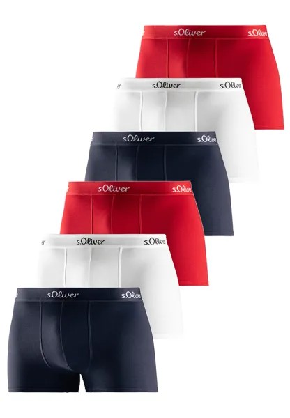 Трусы s.Oliver Retro Short/Pant Basic, красный