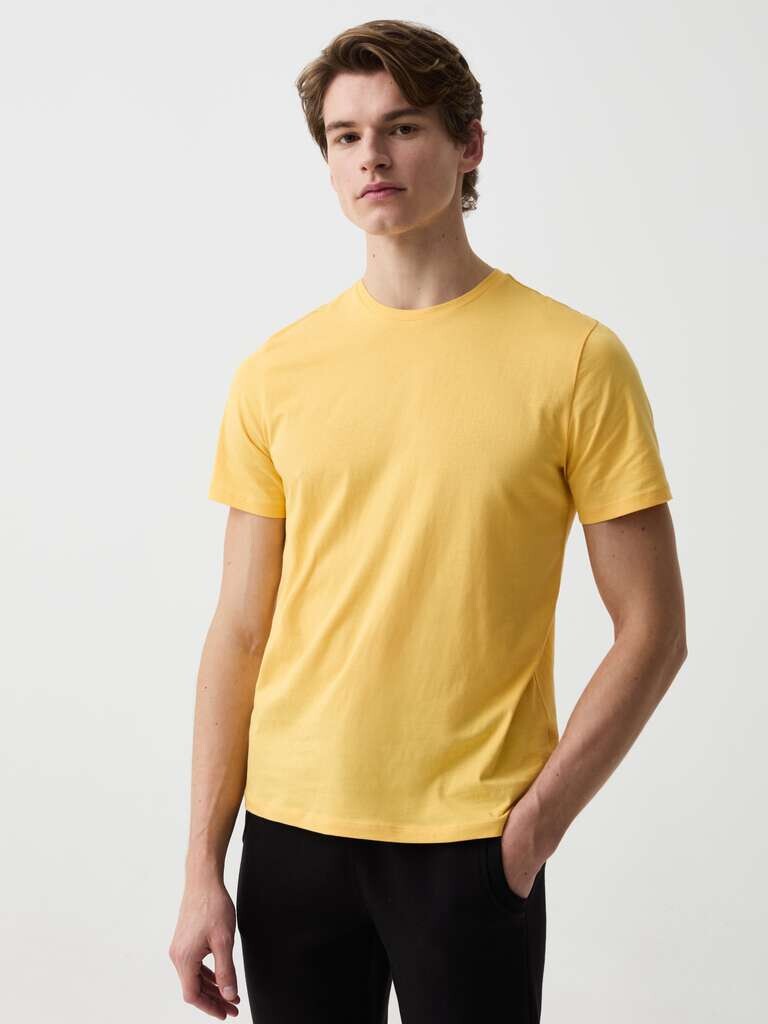 Двойные футболки с круглым вырезом Ovs, цвет blue/yellow