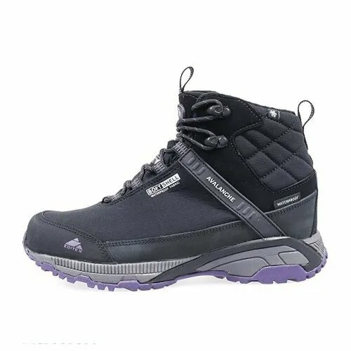 Ботинки EDITEX, размер 40, черный, фиолетовый