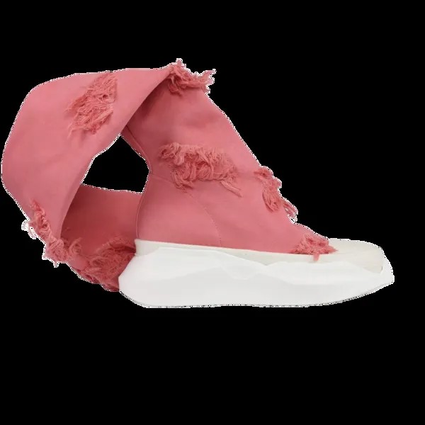 Ботинки Rick Owens Wmns DRKSHDW Fogachine Abstract Stockings Slashed, розовый