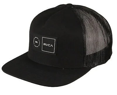 Кепка дальнобойщика на платформе RVCA — черная — новинка