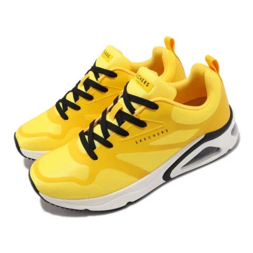 Мужские повседневные туфли Skechers Tres-Air Uno-Revolution-Airy Yellow White 183070-YEL